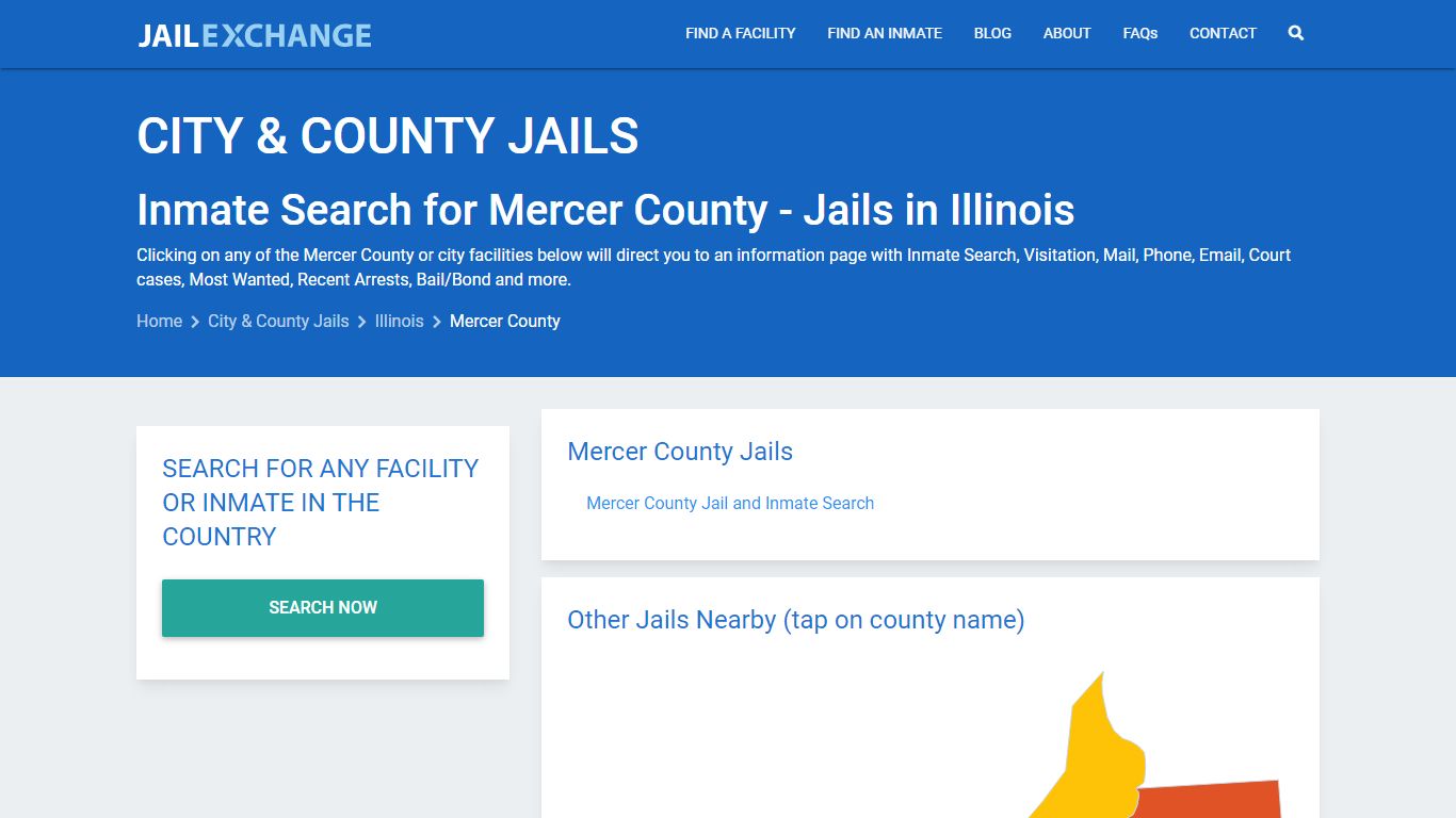 Inmate Search for Mercer County | Jails in Illinois - Jail Exchange